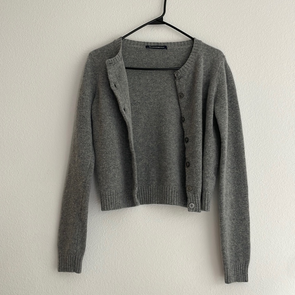 Brandy Melville Wool Gray Cardigan